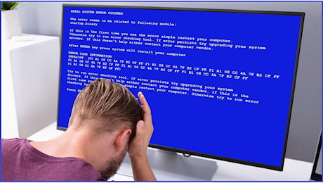 La “schermata blu della morte” che ha inchiodato i computer di mezzo mondo