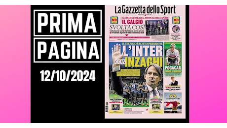 Prima pagina Gazzetta dello Sport: “Milan, Skov Olsen e Frendrup”