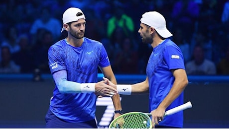 Atp Finals, Vavassori e Bolelli vanno ko: «È tutto l'anno che aspettiamo di giocare a Torino, pronti per il nuovo match»