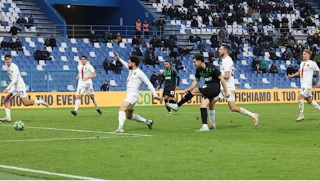 Sassuolo Cosenza 2-1: neroverdi in svantaggio, ribaltano tutto all’ultimo assalto