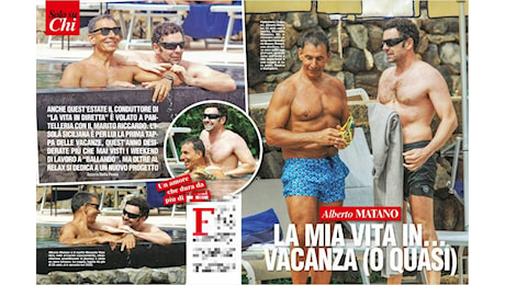 Alberto Matano in vacanza col marito Riccardo Mannino, relax prima della nuova stagione tv