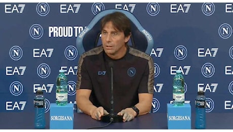 Fiorentina-Napoli: conferenza Conte in diretta, seguila su CalcioNapoli24 dalle 14