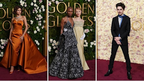 Zendaya, Ariana Grande e Timothée Chalamet: i look delle star dei Golden Globes 2025