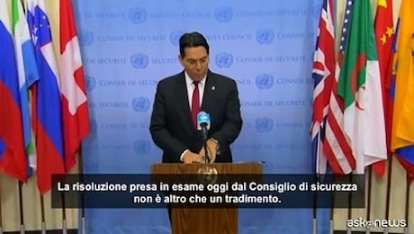 Israele: la bozza della risoluzione Onu su Gaza è un tradimento