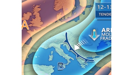 Meteo: arriva il freddo nel weekend con neve anche a quote basse