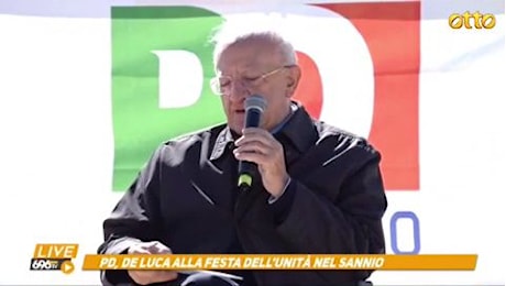 DALLA FESTA UNITA’ DI BENEVENTO NUOVO ATTACCO DI DE LUCA AD ELLY SCHLEIN