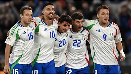 Nations League, all'Italia serve un punto per la qualficazione