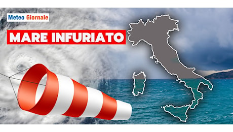 Meteo: super mareggiata in arrivo, le città a rischio