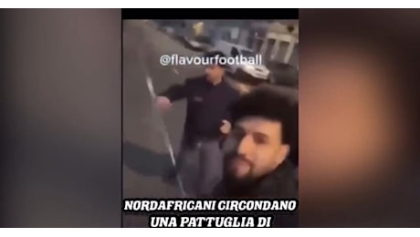 Milano, nordafricani minacciano poliziotti: Zitti e andate a casa, vi abbuffo di mazzate e vi metto il taser nel cu*o - VIDEO