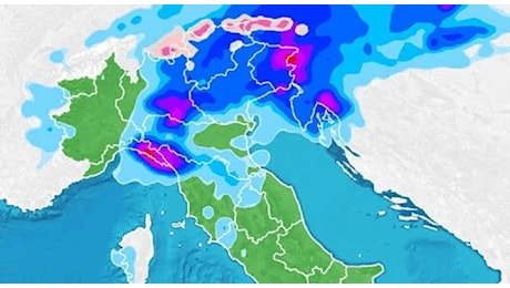 Nubifragi e temporali, vortice di bassa pressione (e di maltempo) in arrivo sul Nordest: porterà il grande freddo