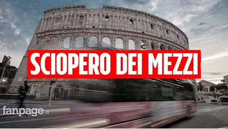 Sciopero a Roma il 20 settembre 2024, a rischio i mezzi Atac per 24 ore: gli orari di bus, metro e tram