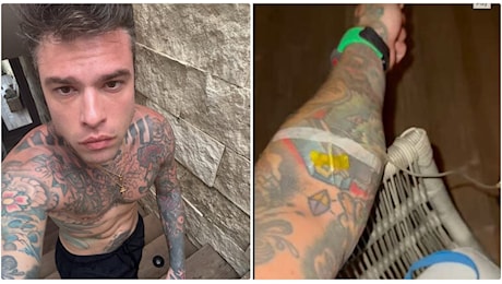 Fedez con una flebo prima del party di Capodanno, che cosa contiene la terapia amata dai vip