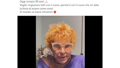 Ornella Vanoni, videomessaggio social per i suoi 90 anni