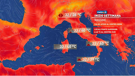 Meteo 12 agosto: verso Ferragosto con caldo africano e notti tropicali