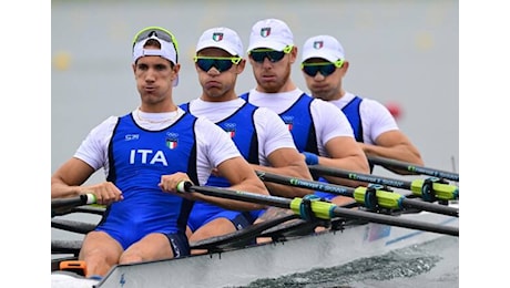 Medaglia olimpica dal Canottaggio: il quattro di coppia maschile è d’argento