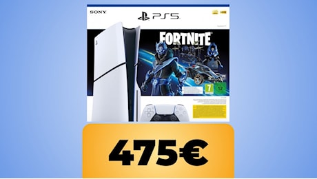 PS5 nel bundle con contenuti esclusivi per Fortnite è al minimo storico per l'Amazon Black Friday