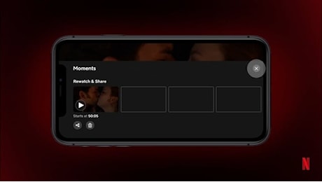 Netflix ora ti fa condividere la tua scena preferita in modo semplice e veloce