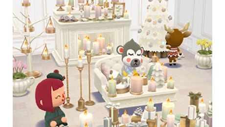 È cominciato l’evento in giardino Candele festive di Jingle in Animal Crossing: Pocket Camp Complete!