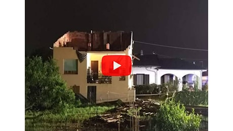 Meteo Diretta: Torino, Tornado a Busano, casa distrutta! Le immagini