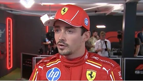 Leclerc esalta la Ferrari dopo la pole di Baku: Mi sento bene e a mio agio con la macchina