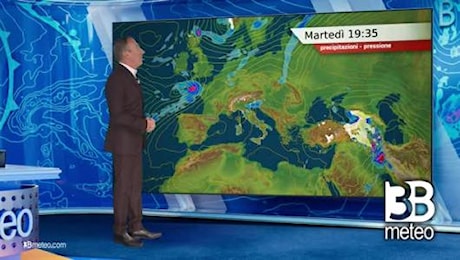 Previsioni meteo video di martedì 26 novembre sull'Italia