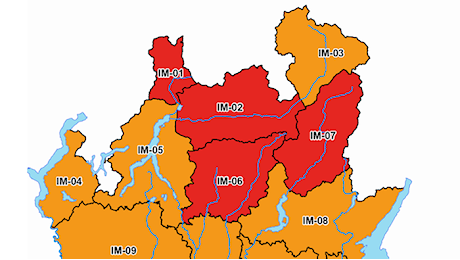 Maltempo, allerta rossa in Valchiavenna e media-bassa Valtellina per rischio idrogeologico