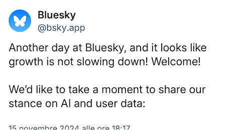 Bluesky, volano i numeri del Twitter «libero»: milioni di utenti in più che lasciano X e Musk (tanti gli italiani)