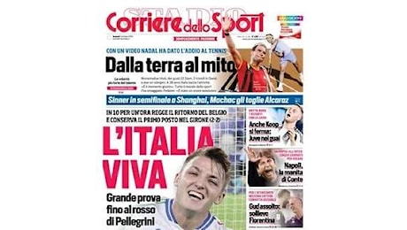 Corriere dello Sport: Napoli, la manita di Conte