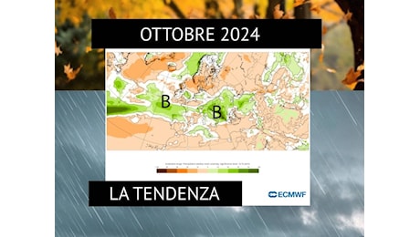 Meteo: Ottobre, Italia ancora nella morsa delle perturbazioni atlantiche