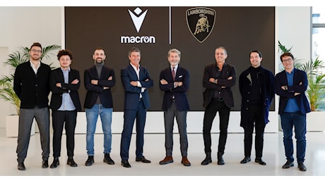 Lamborghini Squadra Corse veste Macron: l'unione all'insegna di innovazione, performance e stile italiano