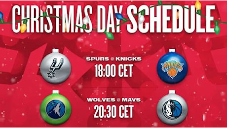 NBA Christmas Games, il programma delle gare a Natale