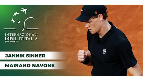 Tennis: Internazionali BNL d'Italia 2025 - Sinner - Navone: gli Highlights - Video