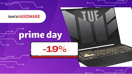 Il miglior notebook del Prime Day? Asus TUF con RTX 4060 a 150€ sotto il prezzo minimo