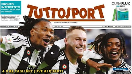 L'apertura di oggi di Tuttosport sulla Juve: Perché non fate sempre così?