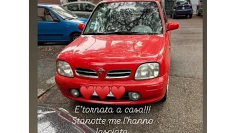 Rita Dalla Chiesa, l'appello social per l'auto rubata e la sorpresa: «Me l'hanno riportata»