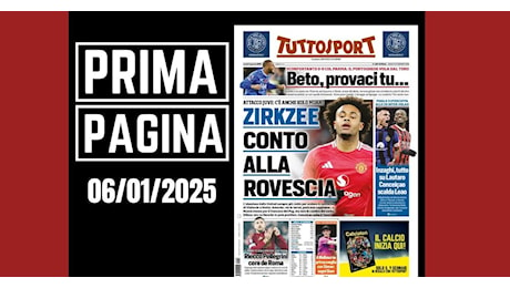 Prima pagina Tuttosport: “Inter-Milan, Conceicao scalda Leao”