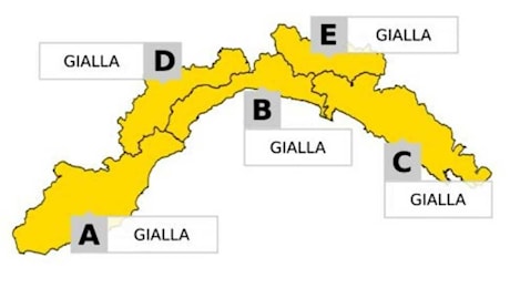 Allerta gialla: da Portofino alla Toscana termina alle 21 (anziché le 18)