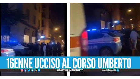 Sedicenne ucciso al Corso Umberto a Napoli, la sparatoria stanotte alle due