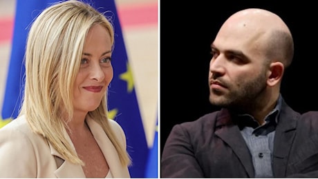 Saviano: “Mi inquieta l’attacco continuo di Meloni, è la strategia di Trump”