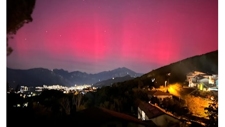 Aurora boreale nei cieli lecchesi: che spettacolo