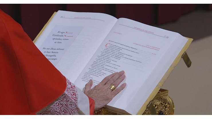 Il giuramento del cardinale Pietro Parolin, tra i principali papabili di questo Conclave - RaiNews Il giuramento del cardinale Pietro Parolin, tra i principali papabili di questo Conclave - RaiNews