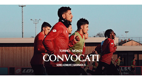 TORINO-MONZA: I CONVOCATI