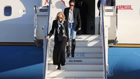 Italia-Usa, Jill Biden arriva a Sigonella