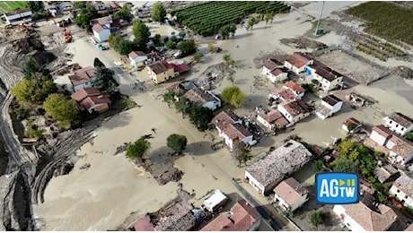 Alluvione a Traversara: le immagini col drone