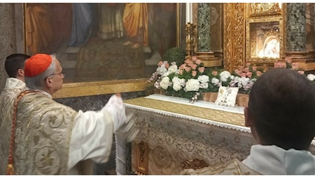 Il Papa a sorpresa al santuario di Genazzano. Il pontefice: «La Chiesa affronti rivoluzione dell'IA. Il mio nome? Leone XIII affrontò questione sociale»