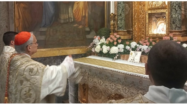 Il Papa a sorpresa al santuario di Genazzano. Il pontefice: «La Chiesa affronti rivoluzione dell'IA. Il mio nome? Leone XIII affrontò questione sociale» - Il Messaggero Il Papa a sorpresa al santuario di Genazzano. Il pontefice: «La Chiesa affronti rivoluzione dell'IA. Il mio nome? Leone XIII affrontò questione sociale» - Il Messaggero