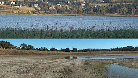 Sicilia, siccità prosciuga anche il lago Fanaco dopo Pergusa e Ogliastro