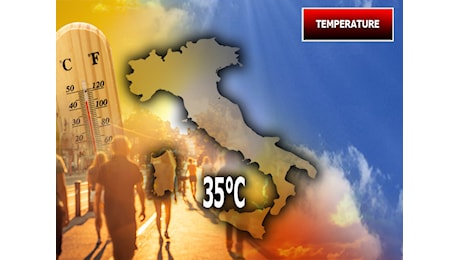 Meteo: picco di Caldo al Sud con 35°C, ma in meno di 24 ore cambierà tutto