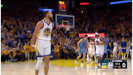 Stephen Curry brilla nei momenti decisivi: 37 punti e Warriors ai playoff