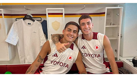 Dybala annuncia Soulé: “Benvenuto fratello”. Lo scatto social anticipa la Roma